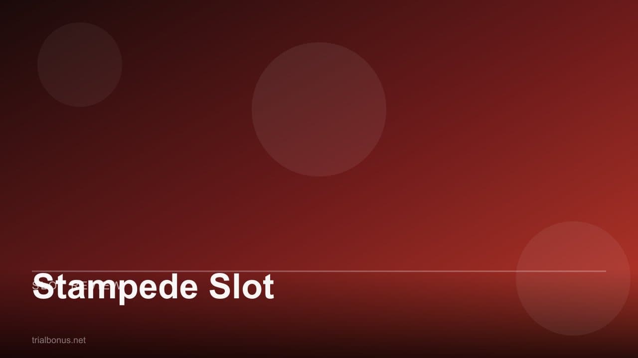 Stampede Slot