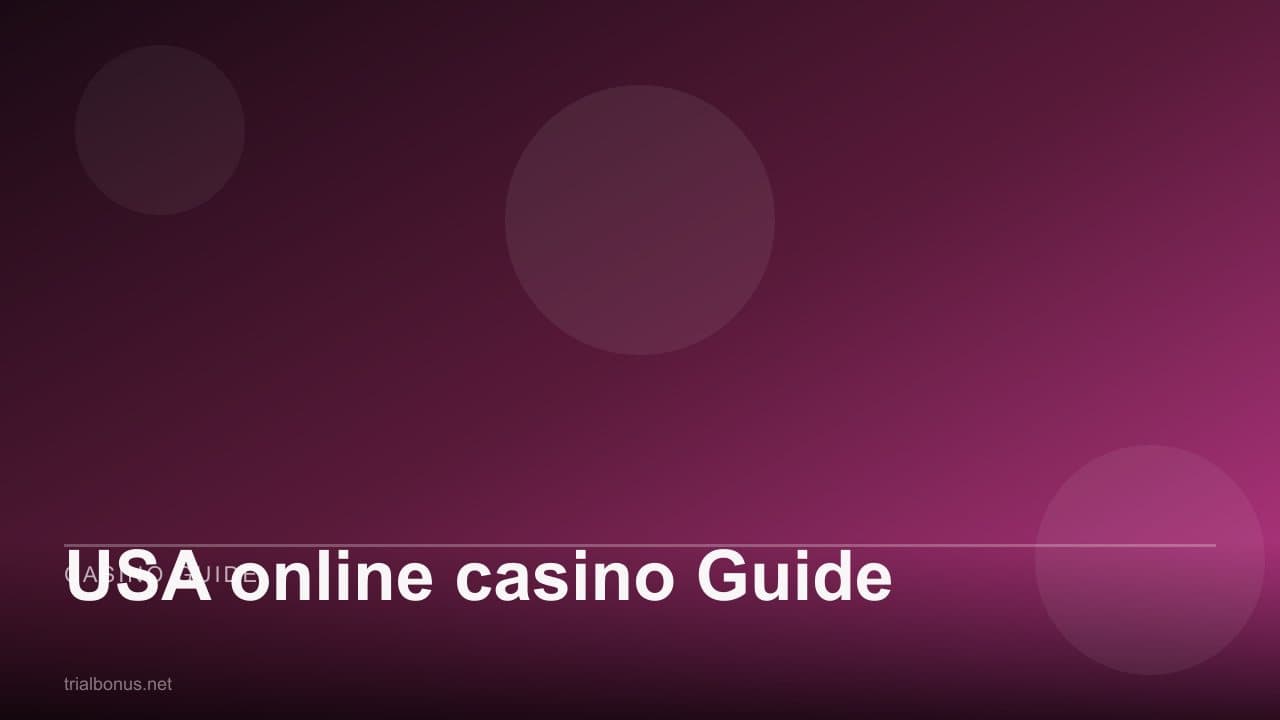 USA online casino Guide