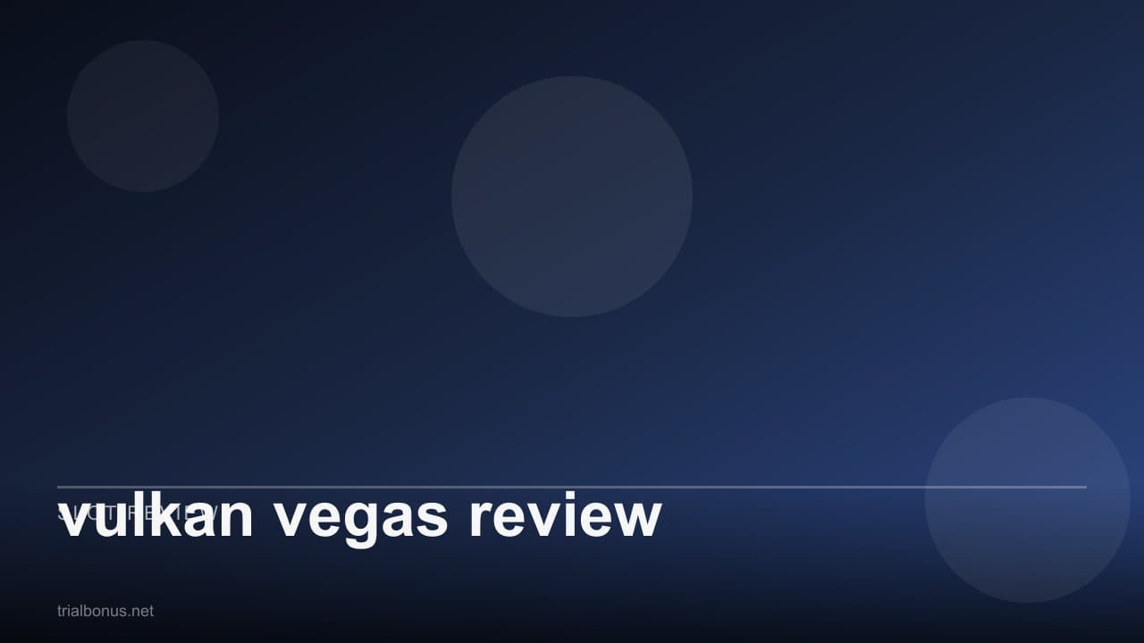 vulkan vegas review