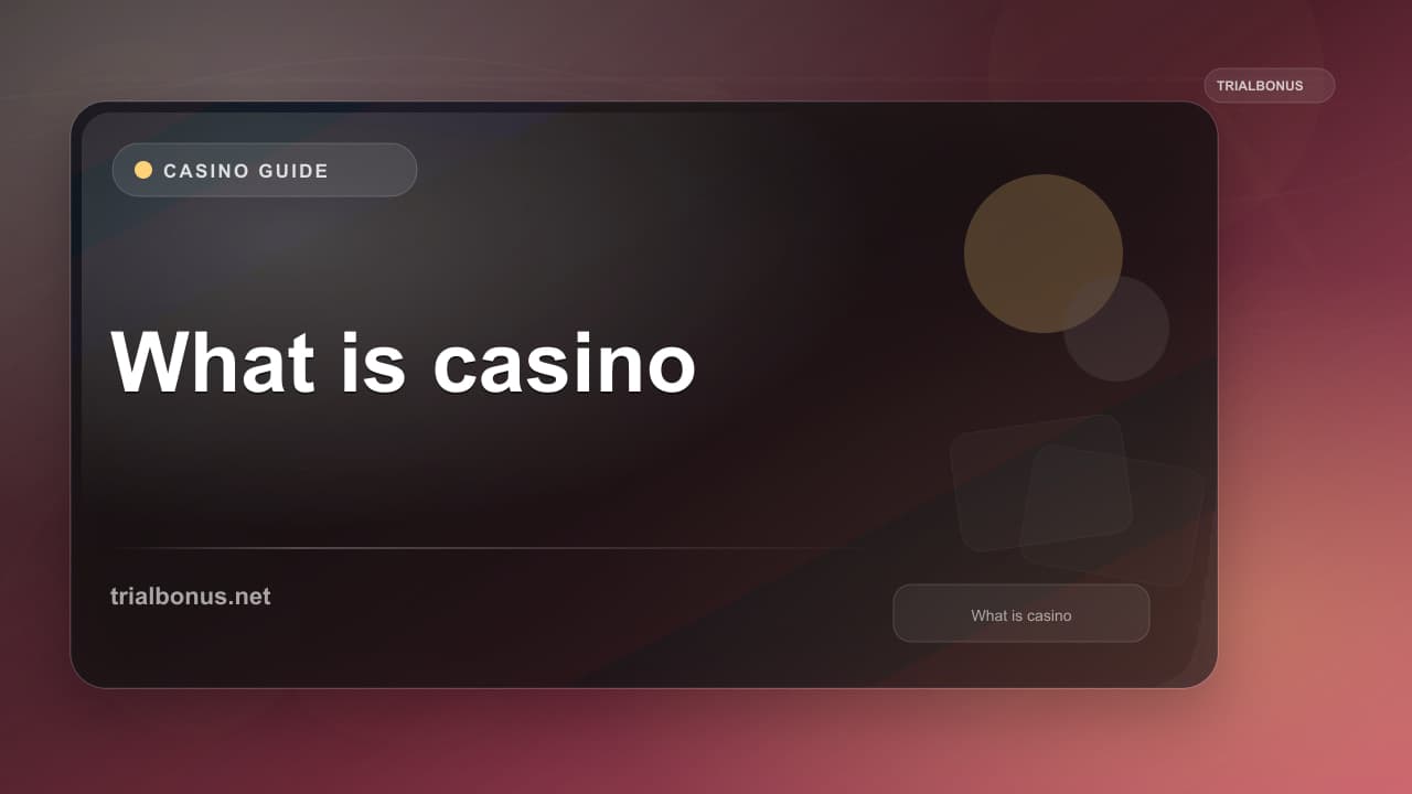 What is a casino bonus Guide