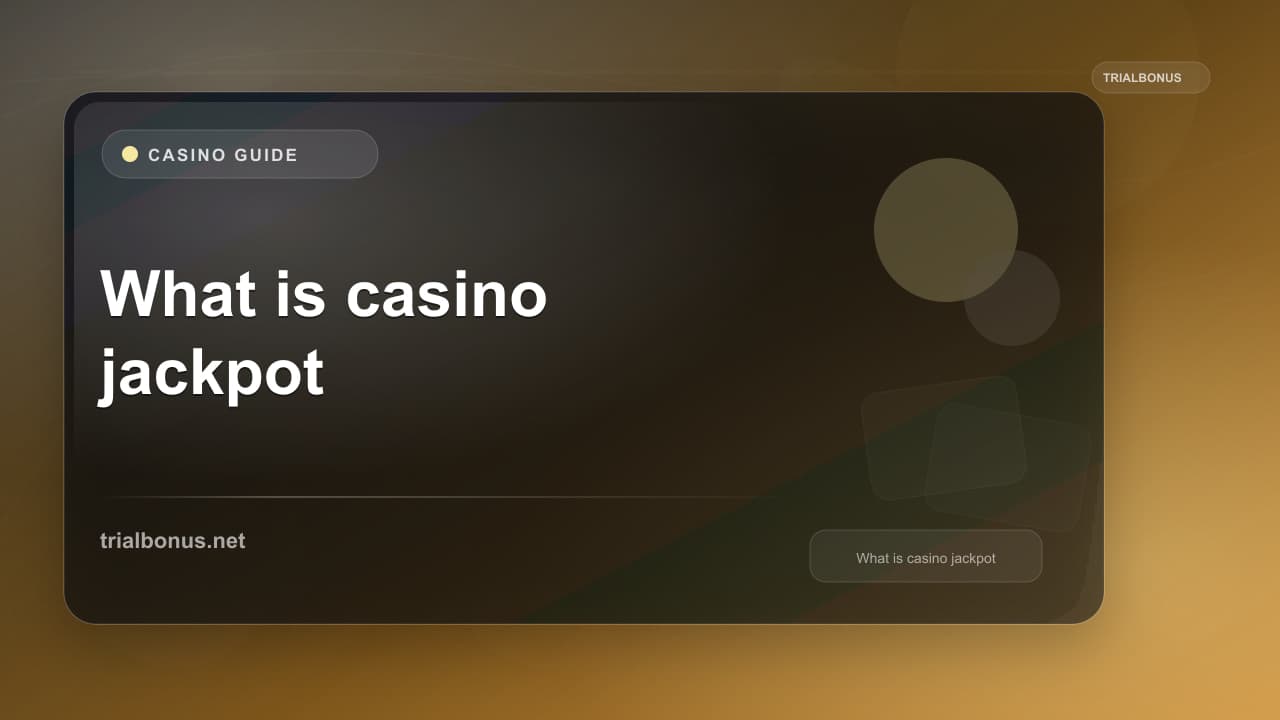 What is a casino jackpot Guide