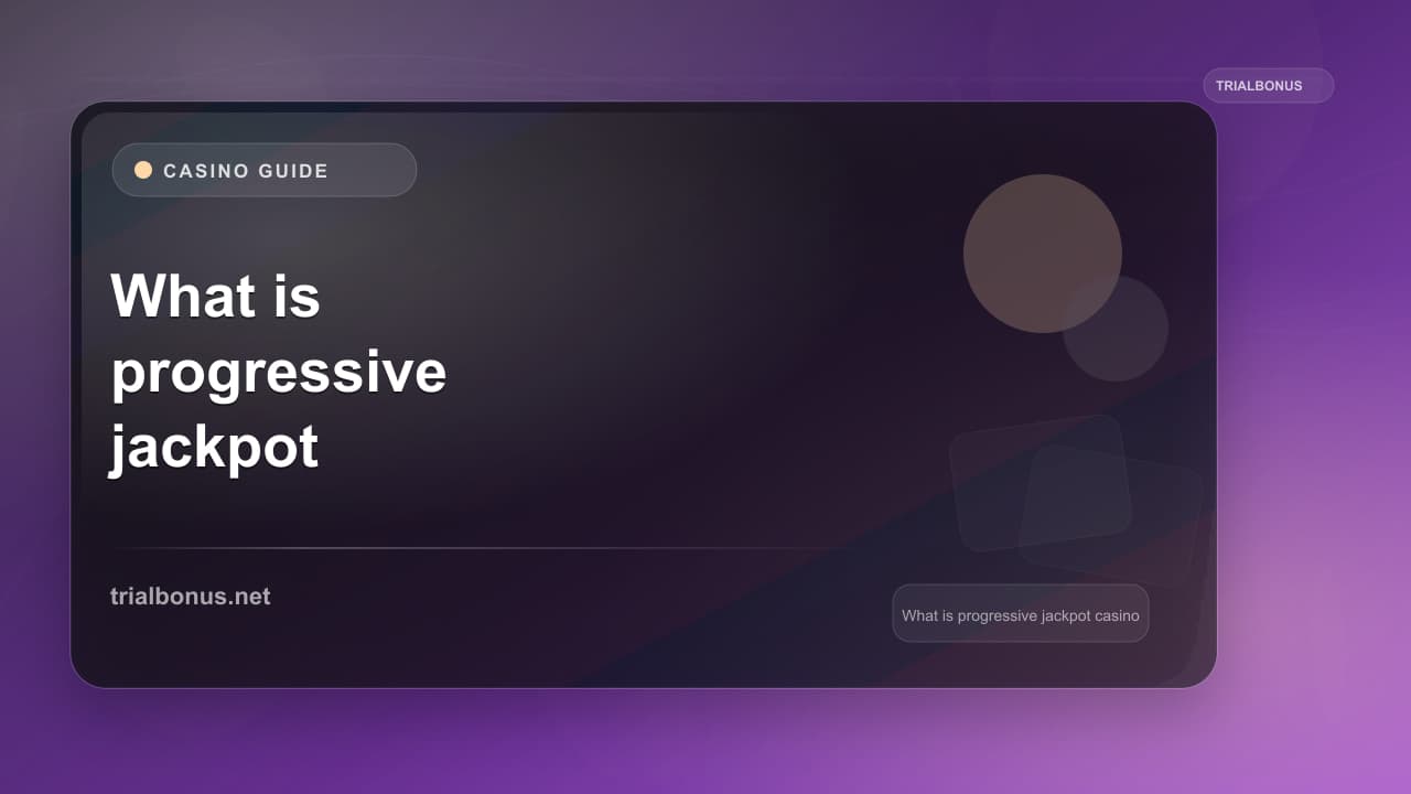 What is a progressive jackpot casino Guide