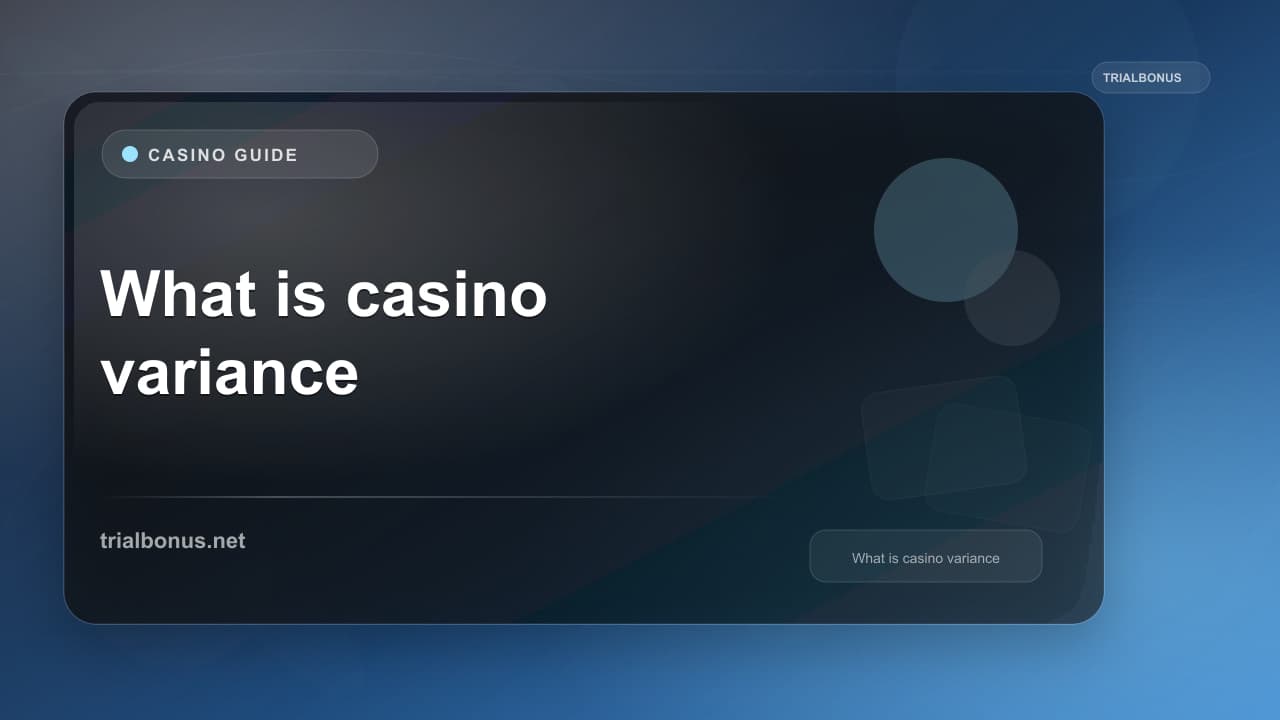 What is casino variance Guide
