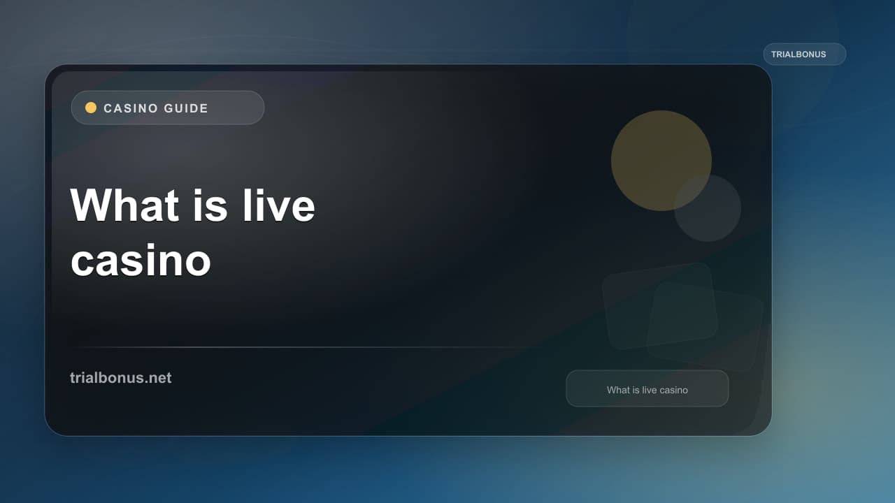 What is a live casino Guide