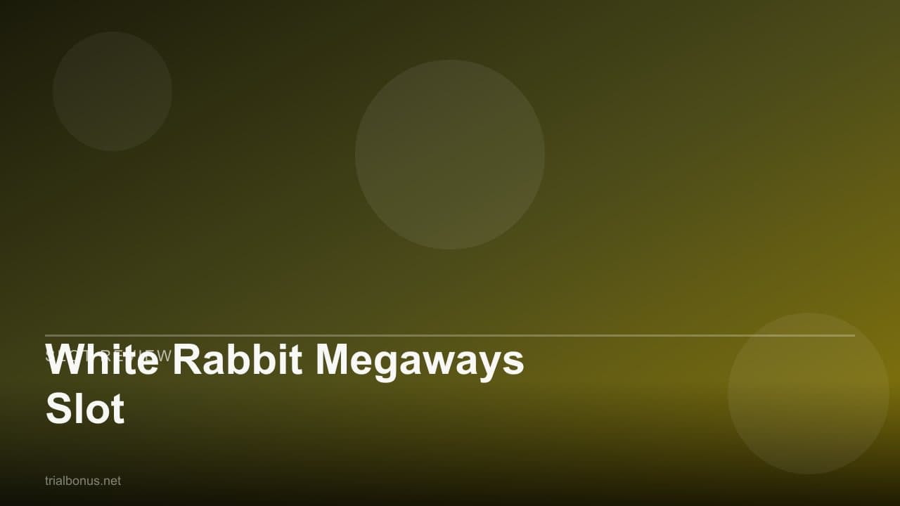White Rabbit Megaways Slot