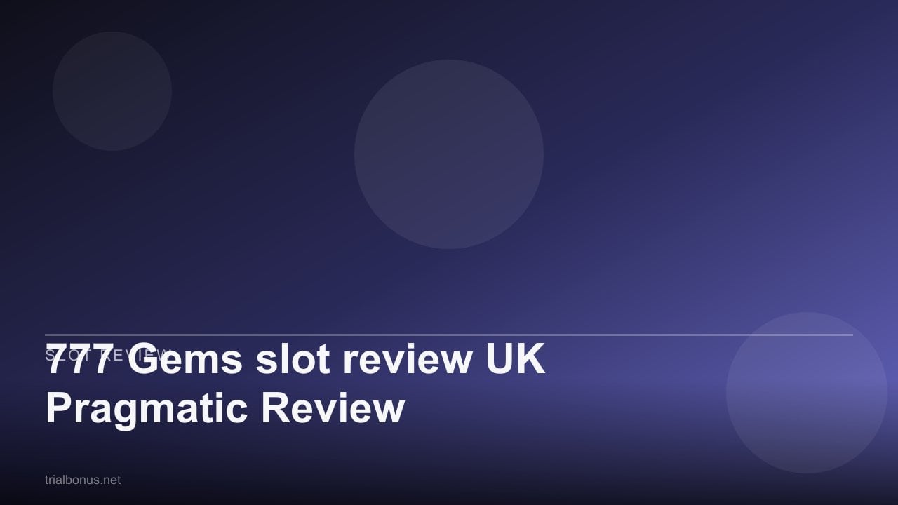 777 Gems slot review UK Pragmatic Review review