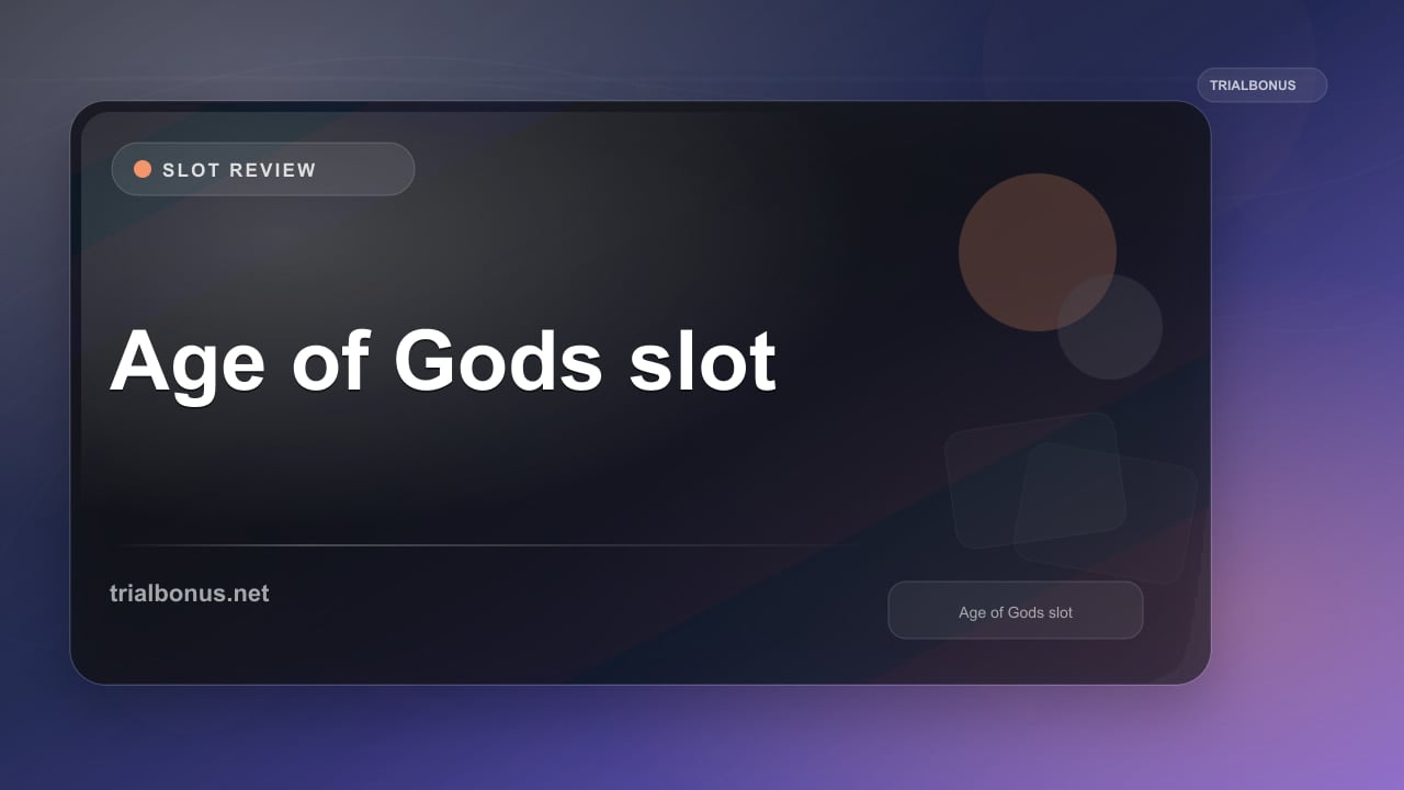 Age of Gods slot review UK Review review