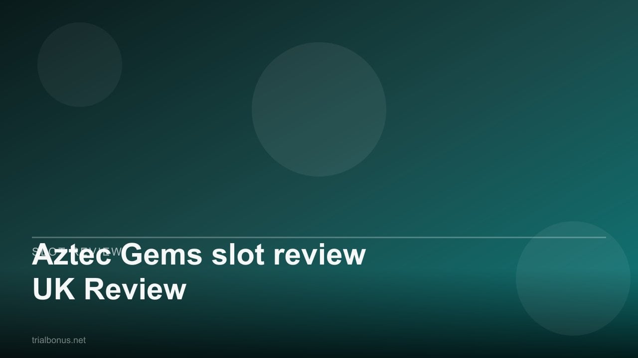 Aztec Gems slot review UK Review review