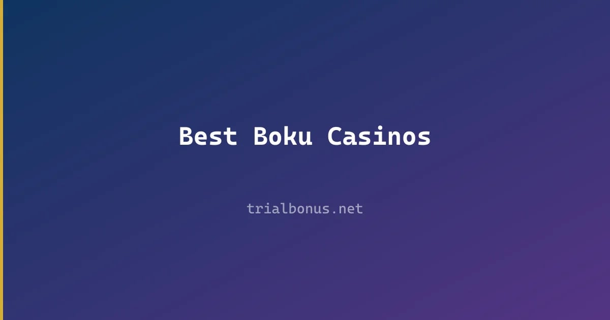 Best Boku Casinos review