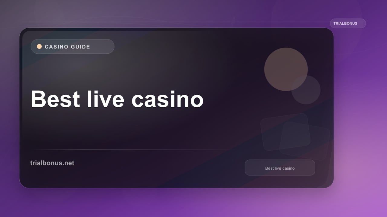 Best live casino UK Guide review