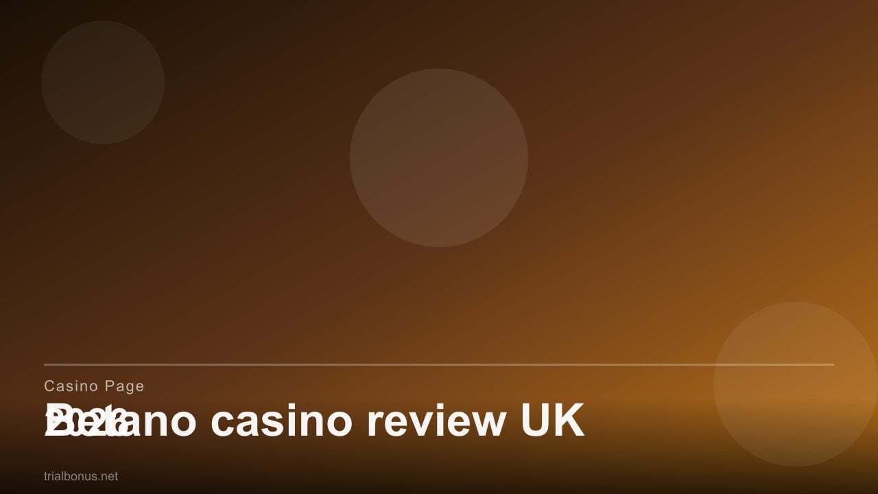 Betano casino review UK review