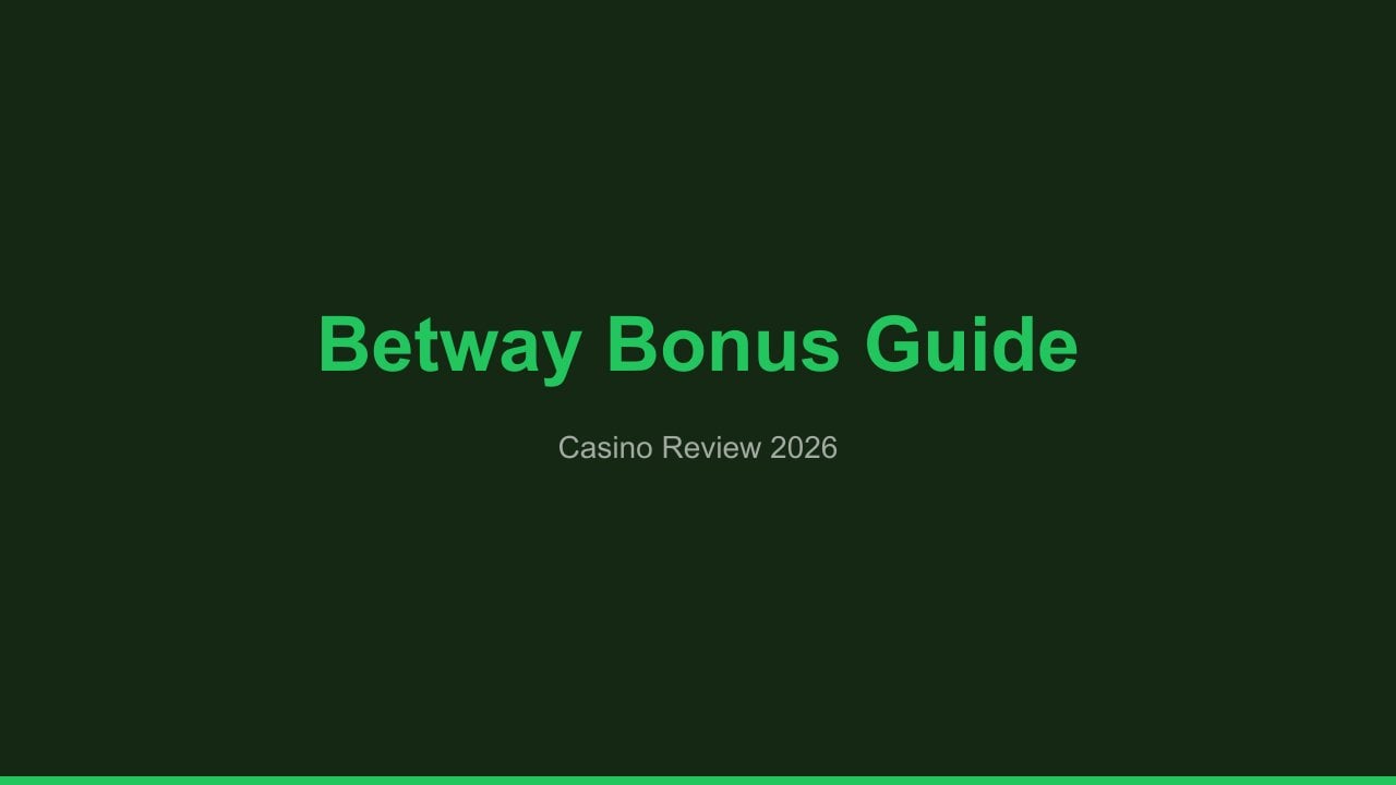 Betway casino bonus Guide review