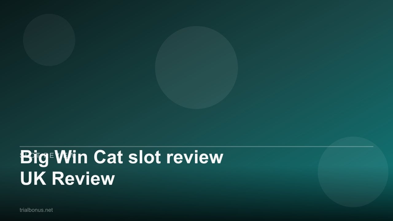 Big Win Cat slot review UK Review review