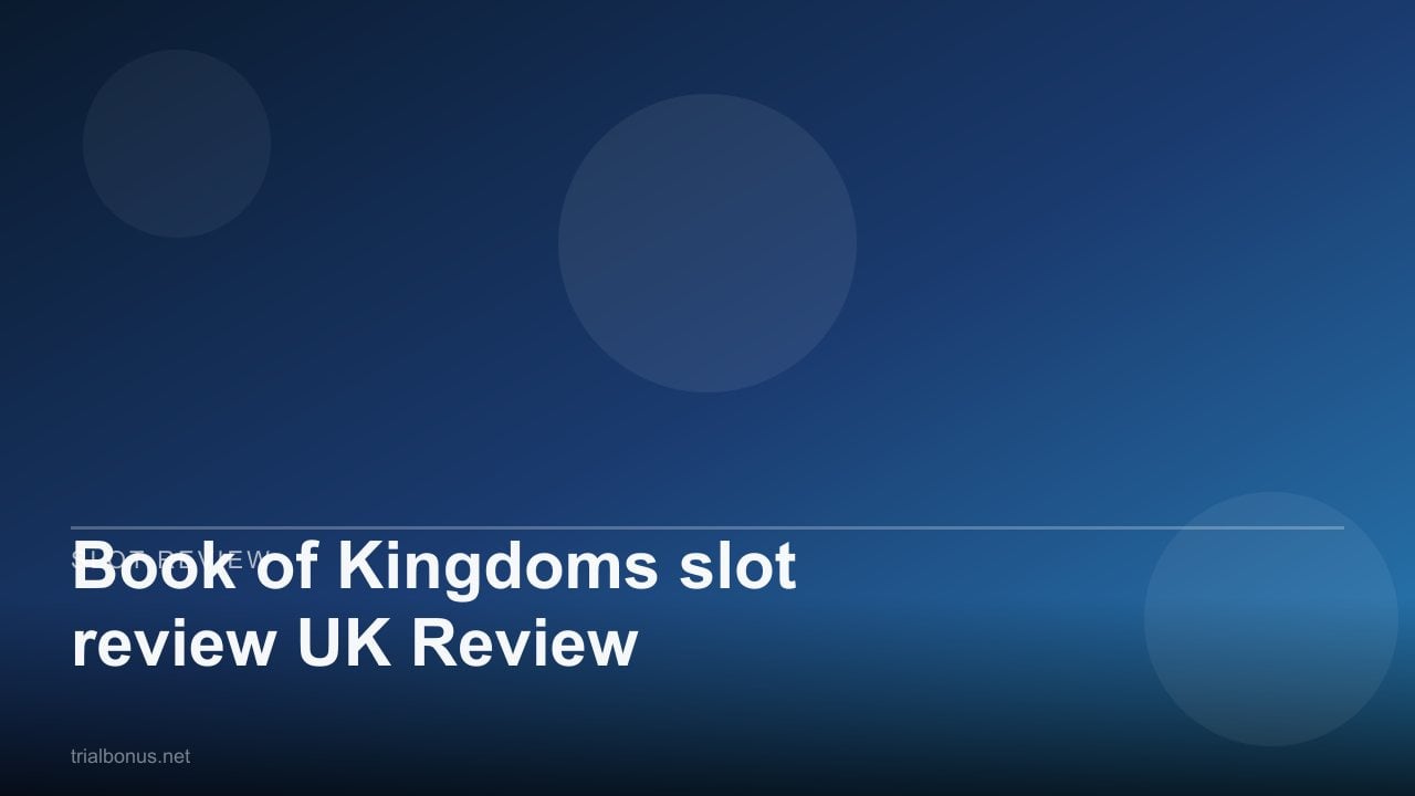 Book of Kingdoms slot review UK Review review