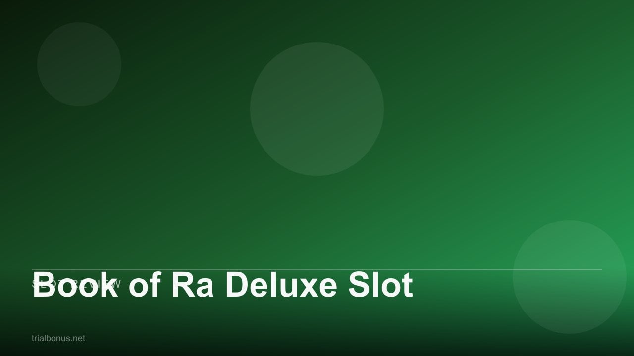 Book of Ra Deluxe Slot review