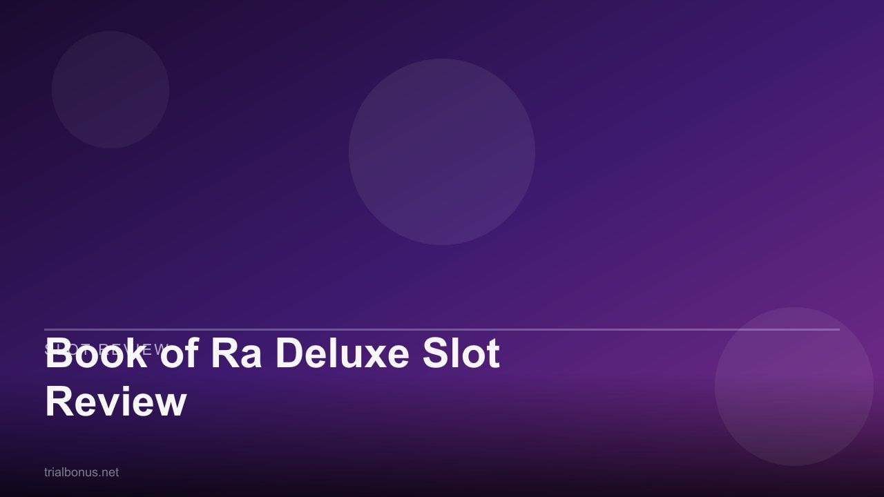 Book of Ra Deluxe Slot Review review