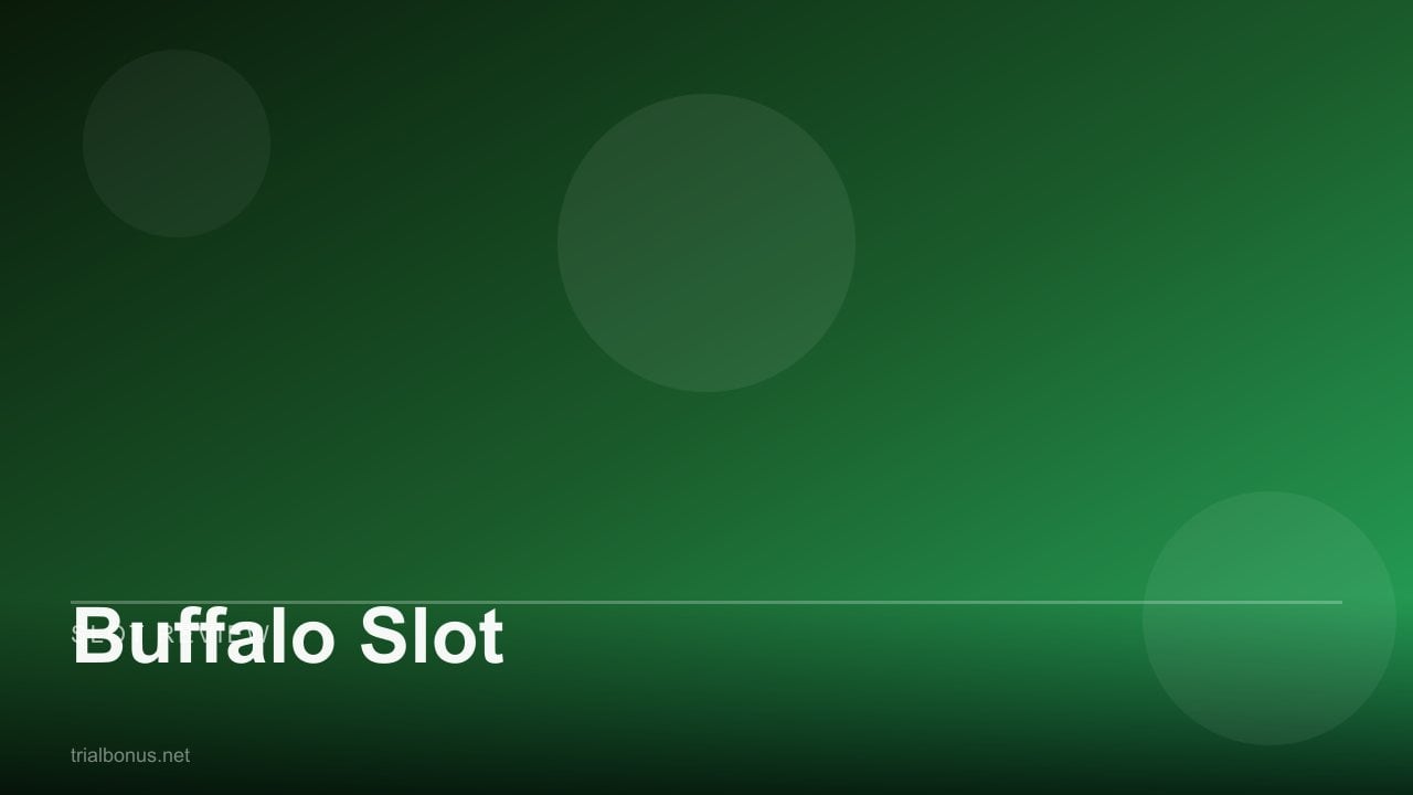 Buffalo Slot review