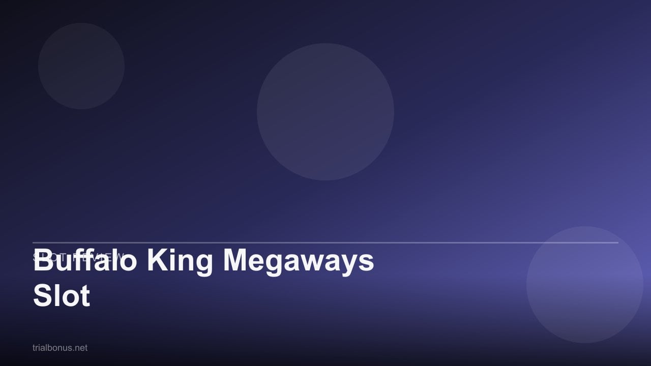 Buffalo King Megaways Slot review
