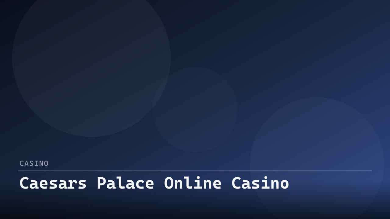 Caesars palace online casino Review review