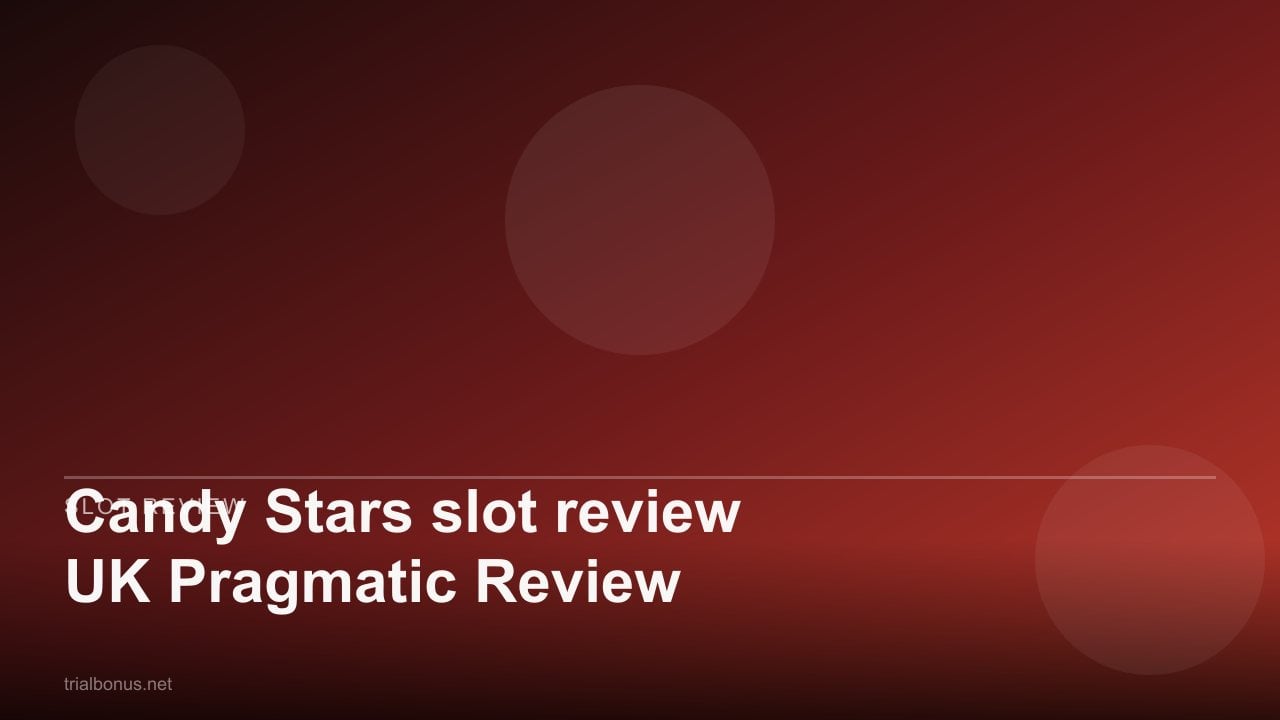 Candy Stars slot review UK Pragmatic Review review