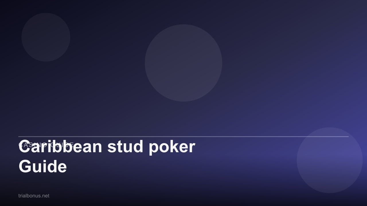 Caribbean stud poker Guide review