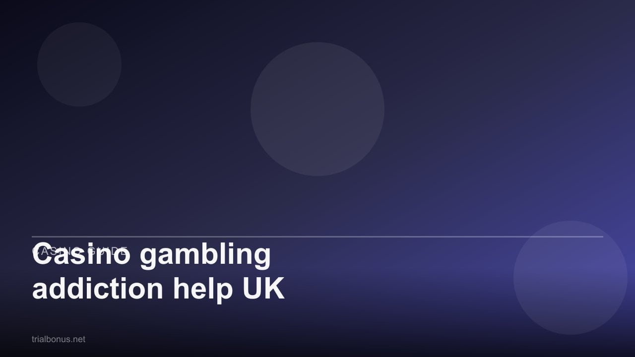 Casino gambling addiction help UK review
