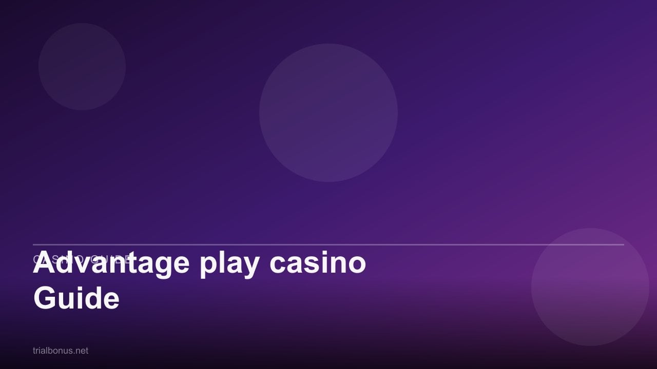 Advantage play casino Guide review