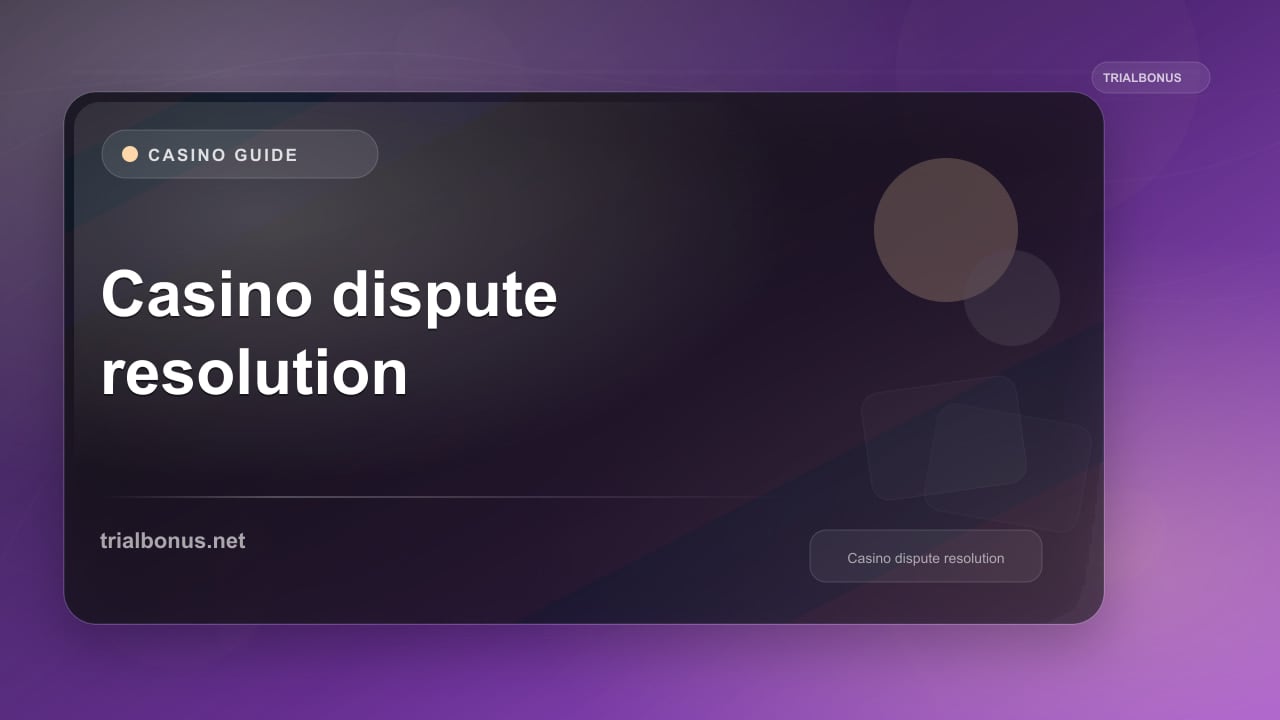 Casino dispute resolution UK Guide review