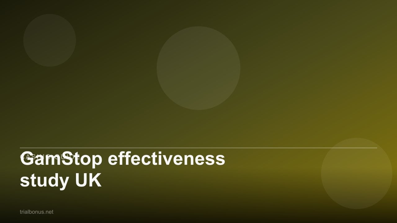 GamStop effectiveness study UK review