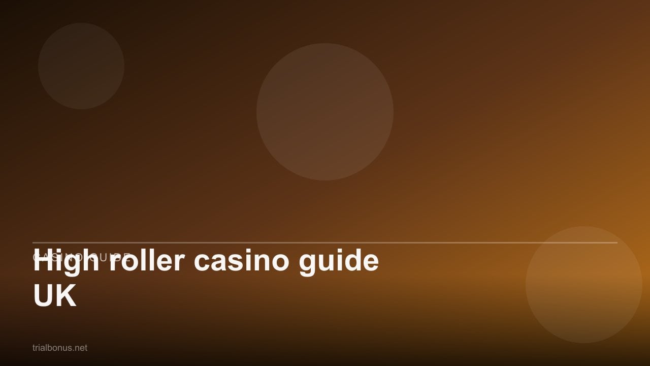 High roller casino guide UK review