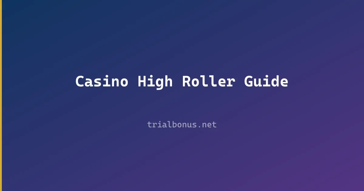 Casino High Roller Guide review