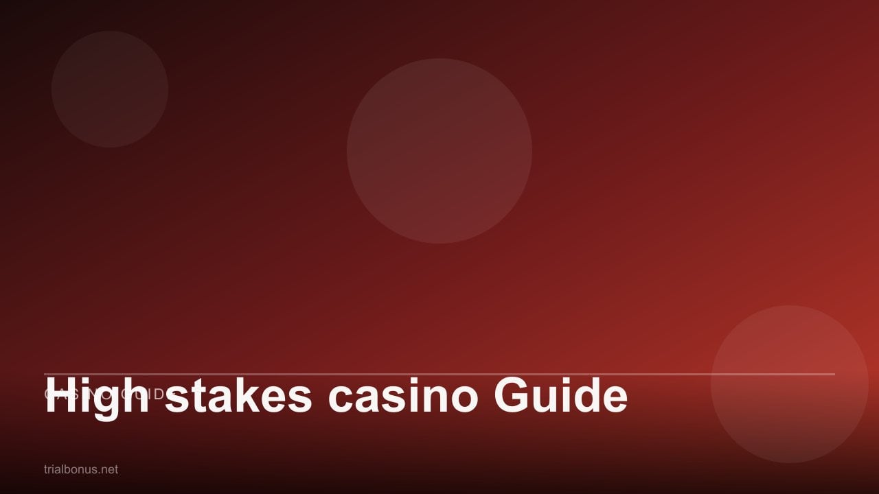 High stakes casino Guide review