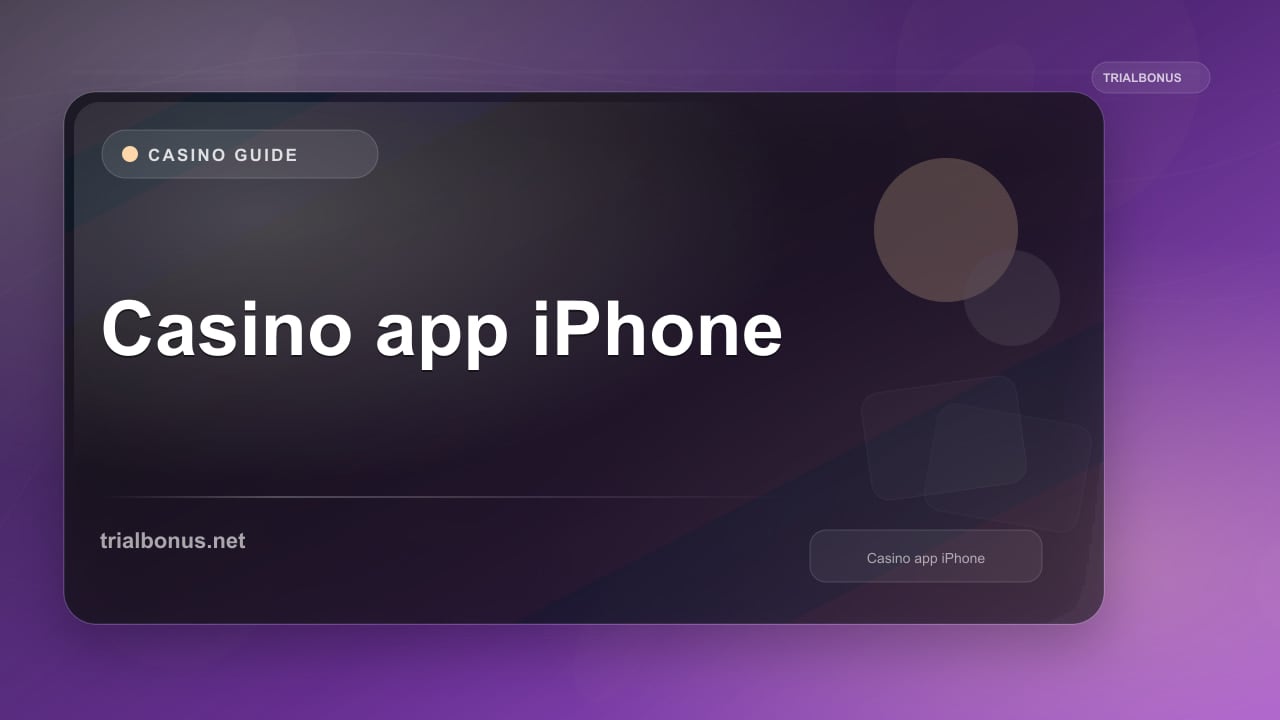 Casino app iPhone UK Guide review