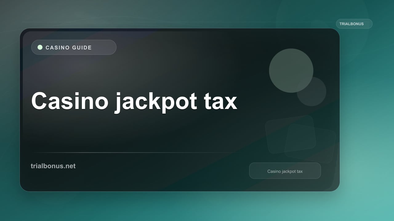 Casino jackpot tax UK Guide review