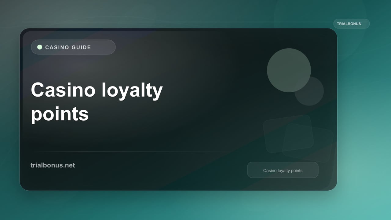 Casino loyalty points Guide review