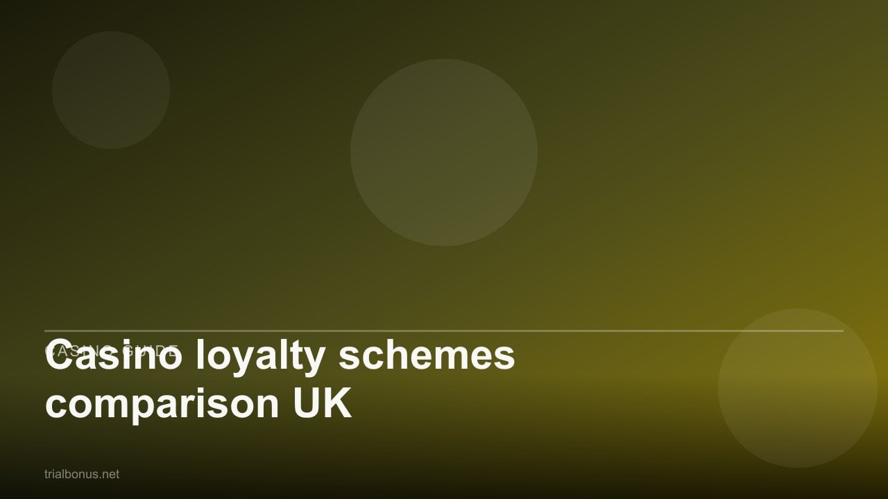 Casino loyalty schemes comparison UK review