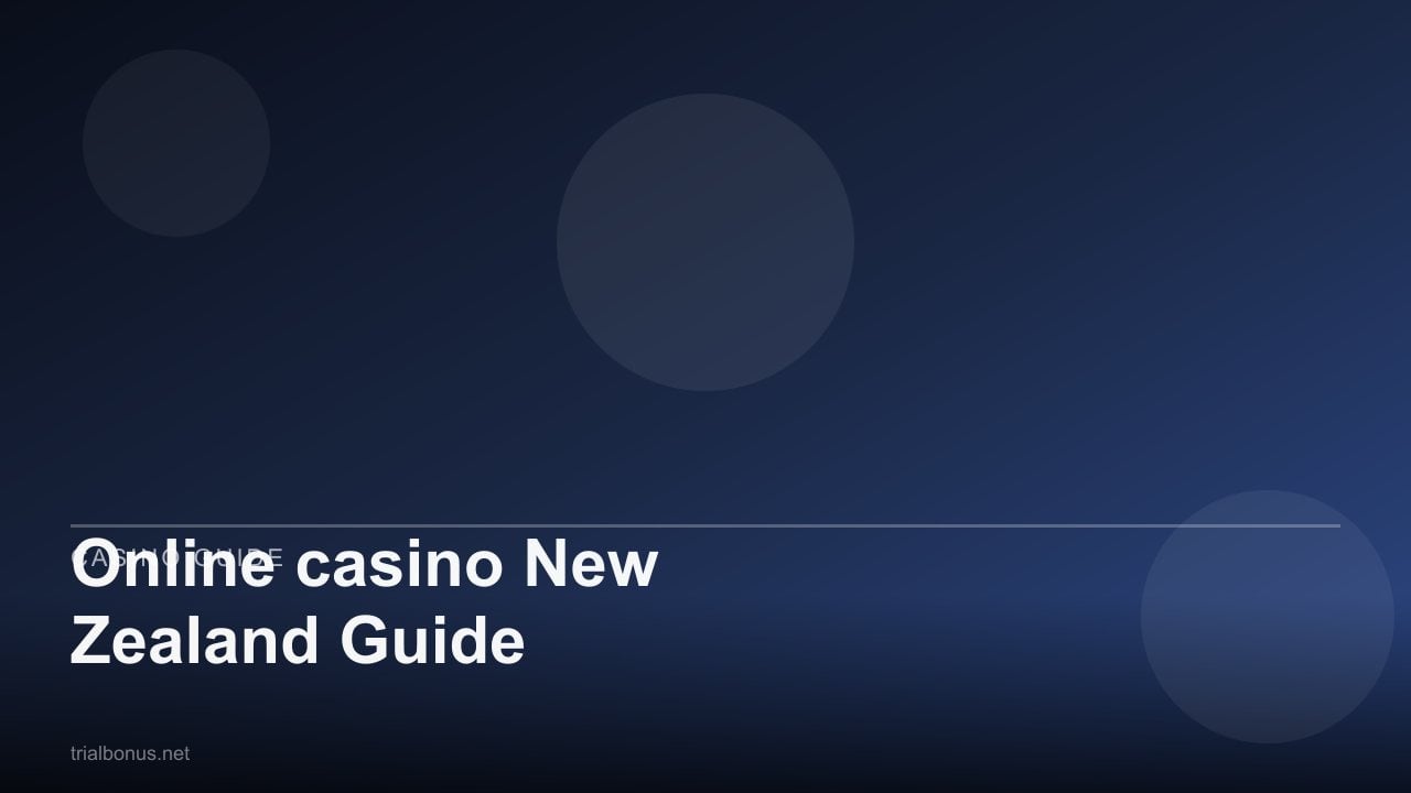 Online casino New Zealand Guide review