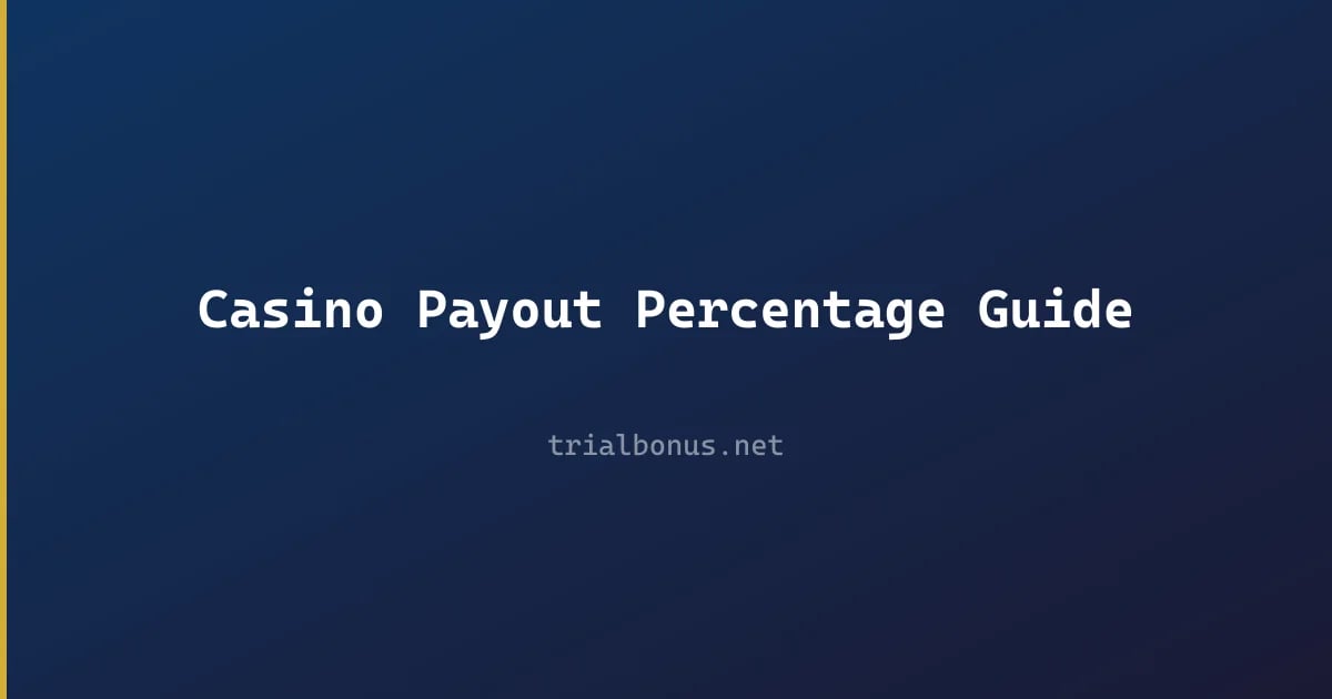 Casino Payout Percentage Guide review