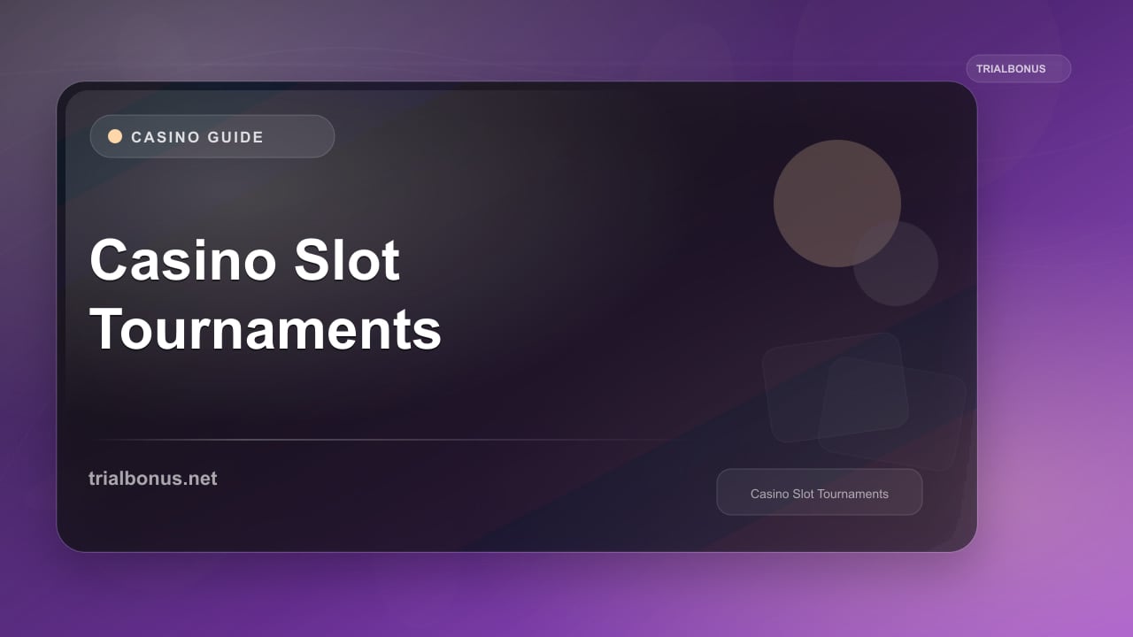 Casino Slot Tournaments Guide review