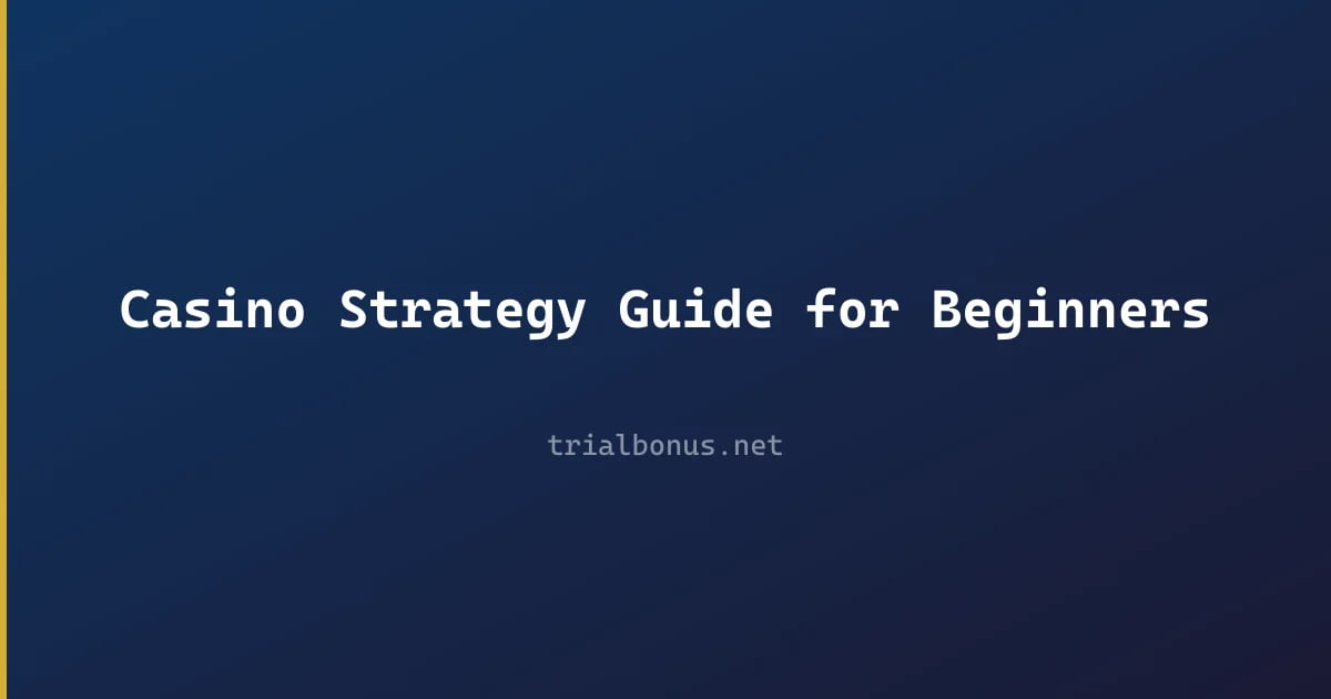 Casino Strategy Guide for Beginners review