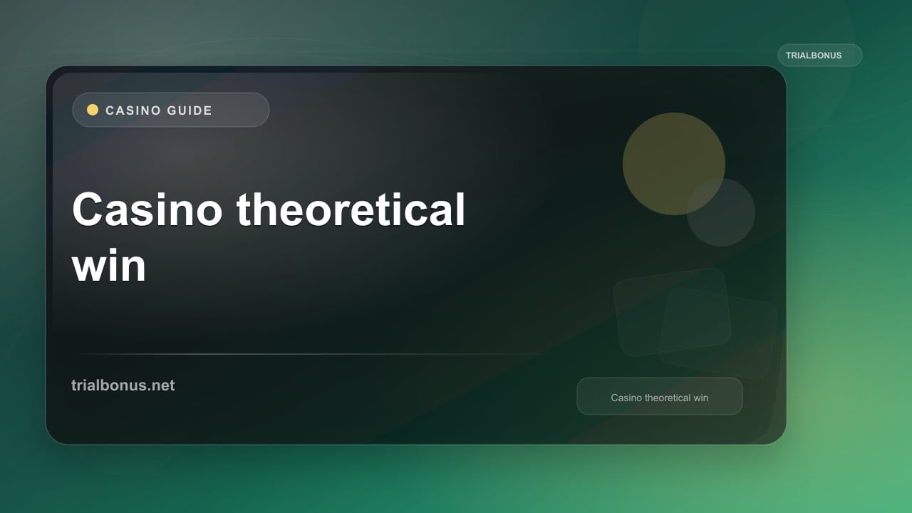 Casino theoretical win Guide review