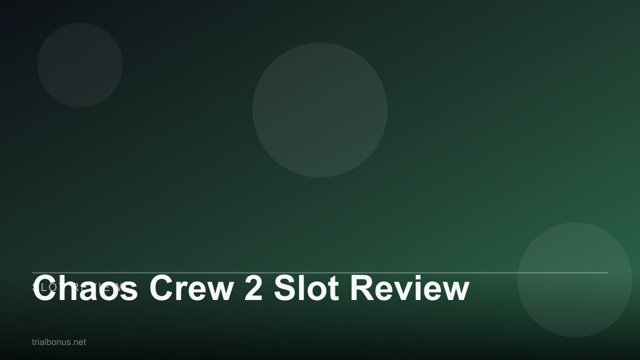 Chaos Crew 2 Slot Review review