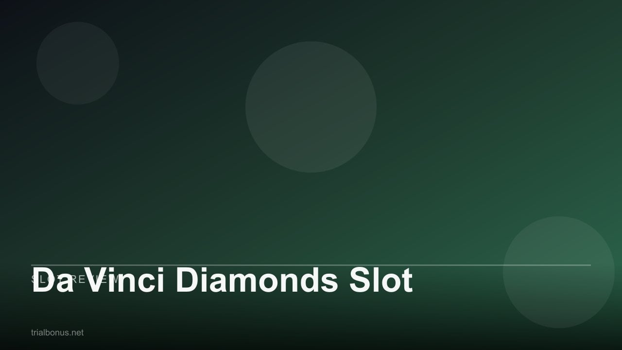 Da Vinci Diamonds Slot review