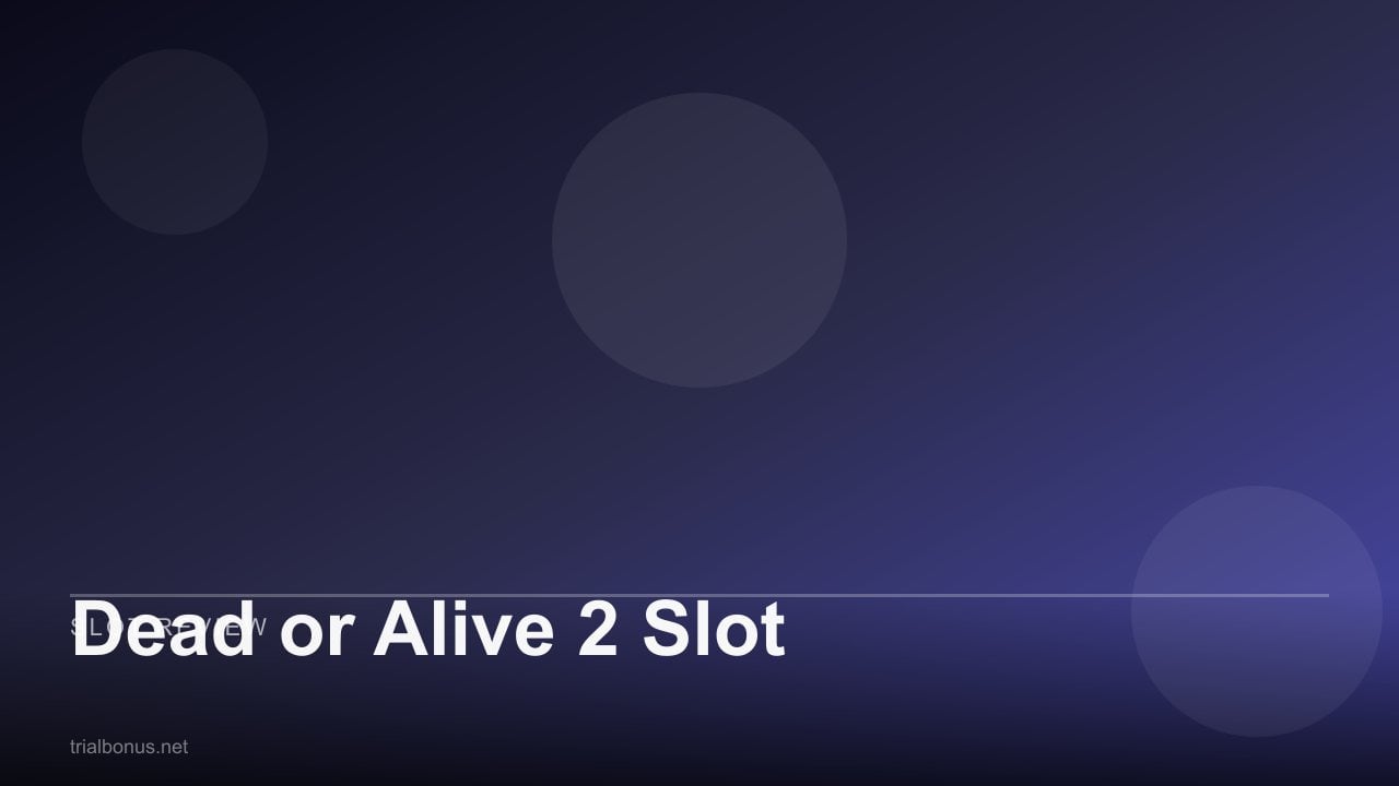 Dead or Alive 2 Slot review