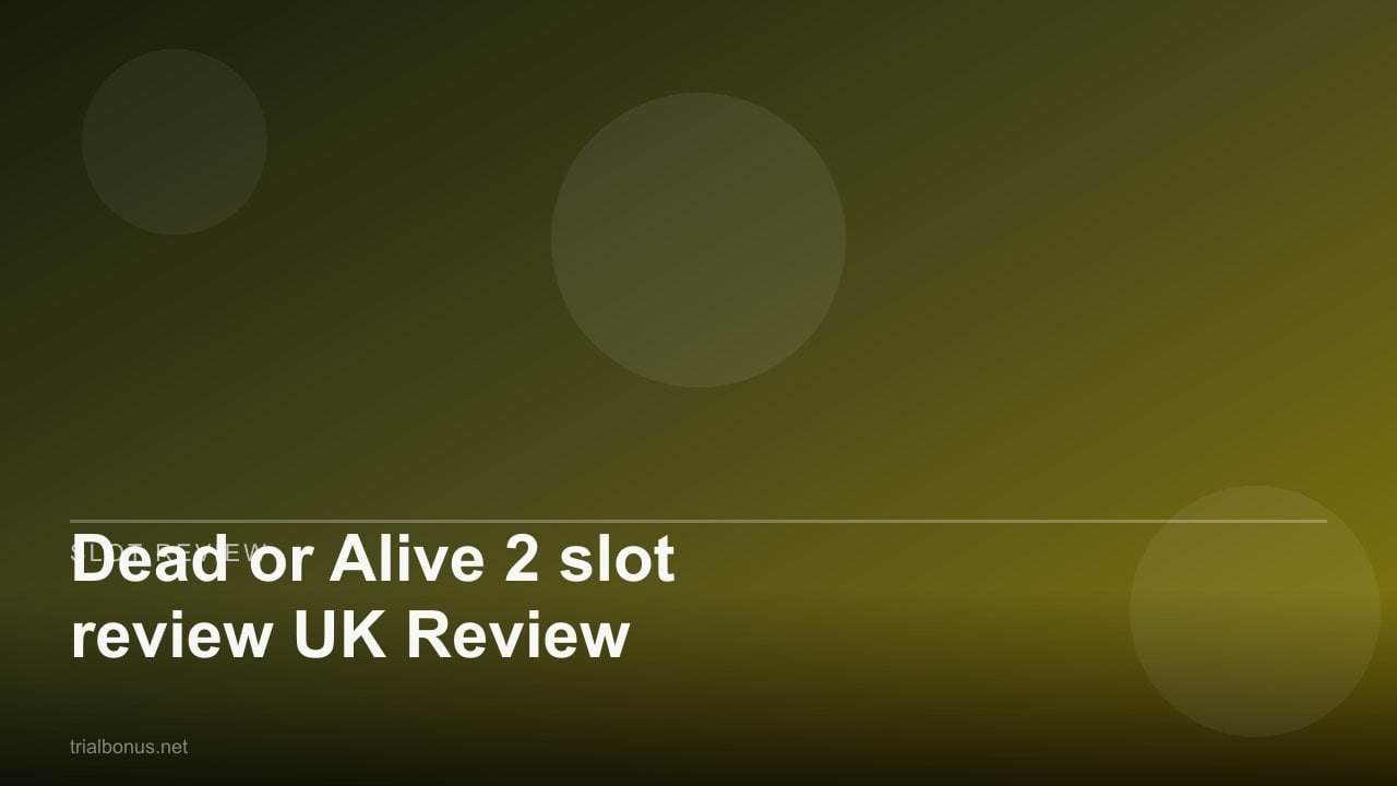 Dead or Alive 2 slot review UK Review review