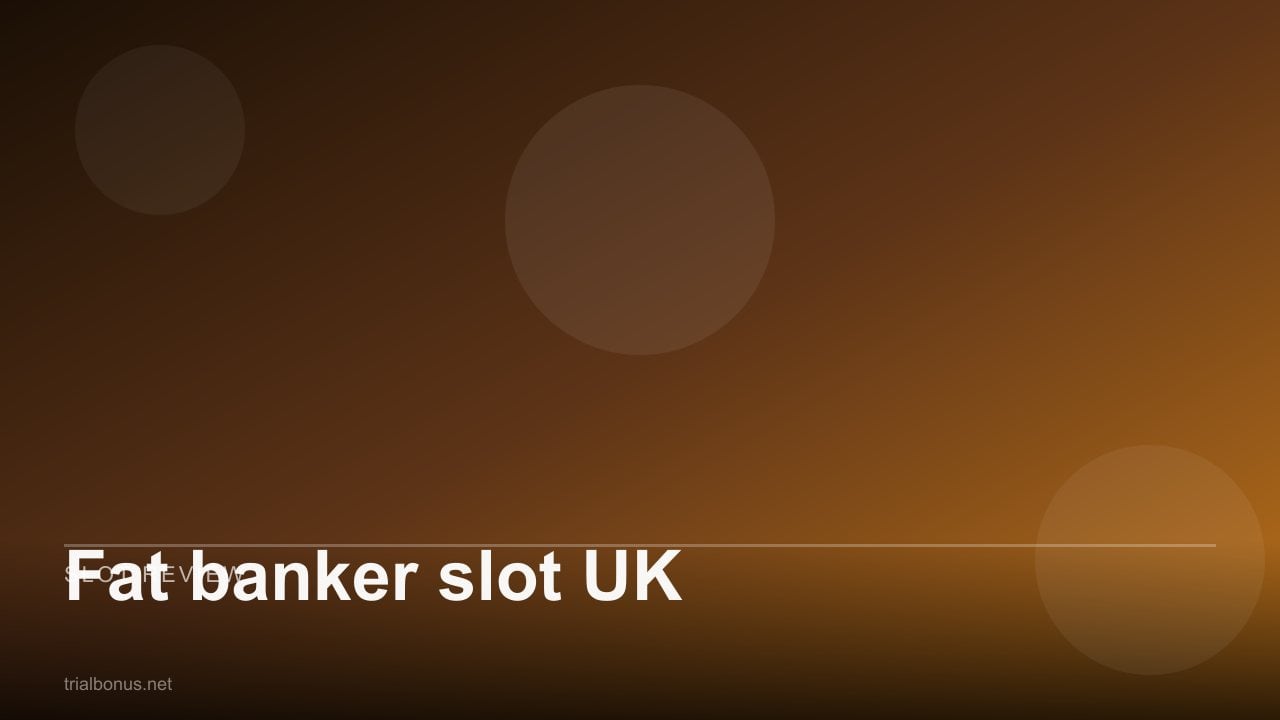 Fat banker slot UK review