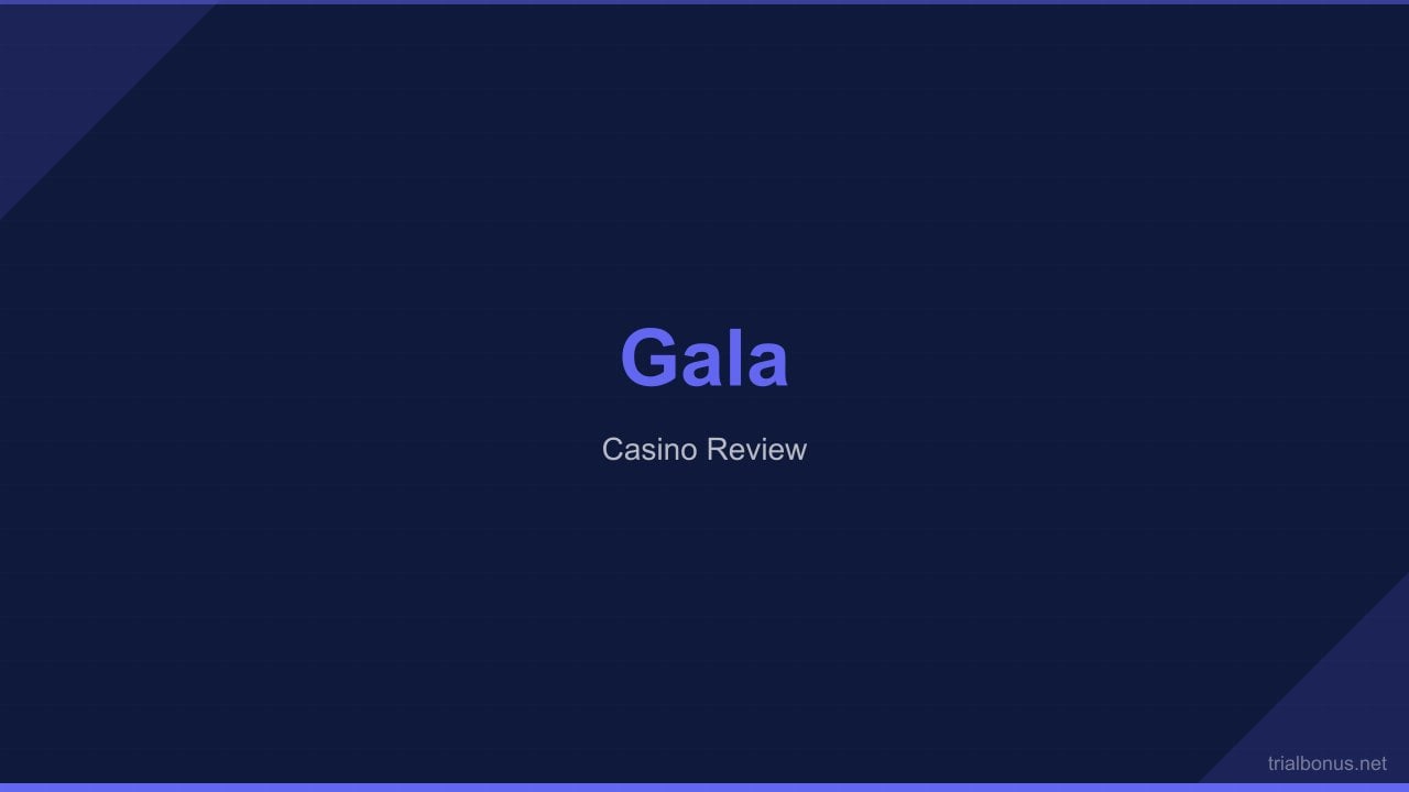 Gala Casino Review 2026 review