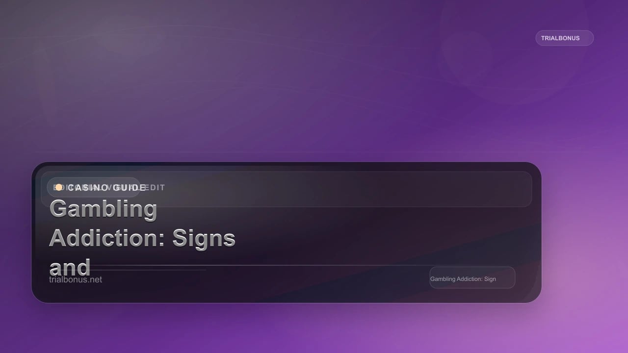 Gambling Addiction: Signs and Support review