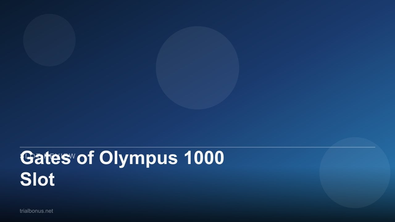 Gates of Olympus 1000 Slot review