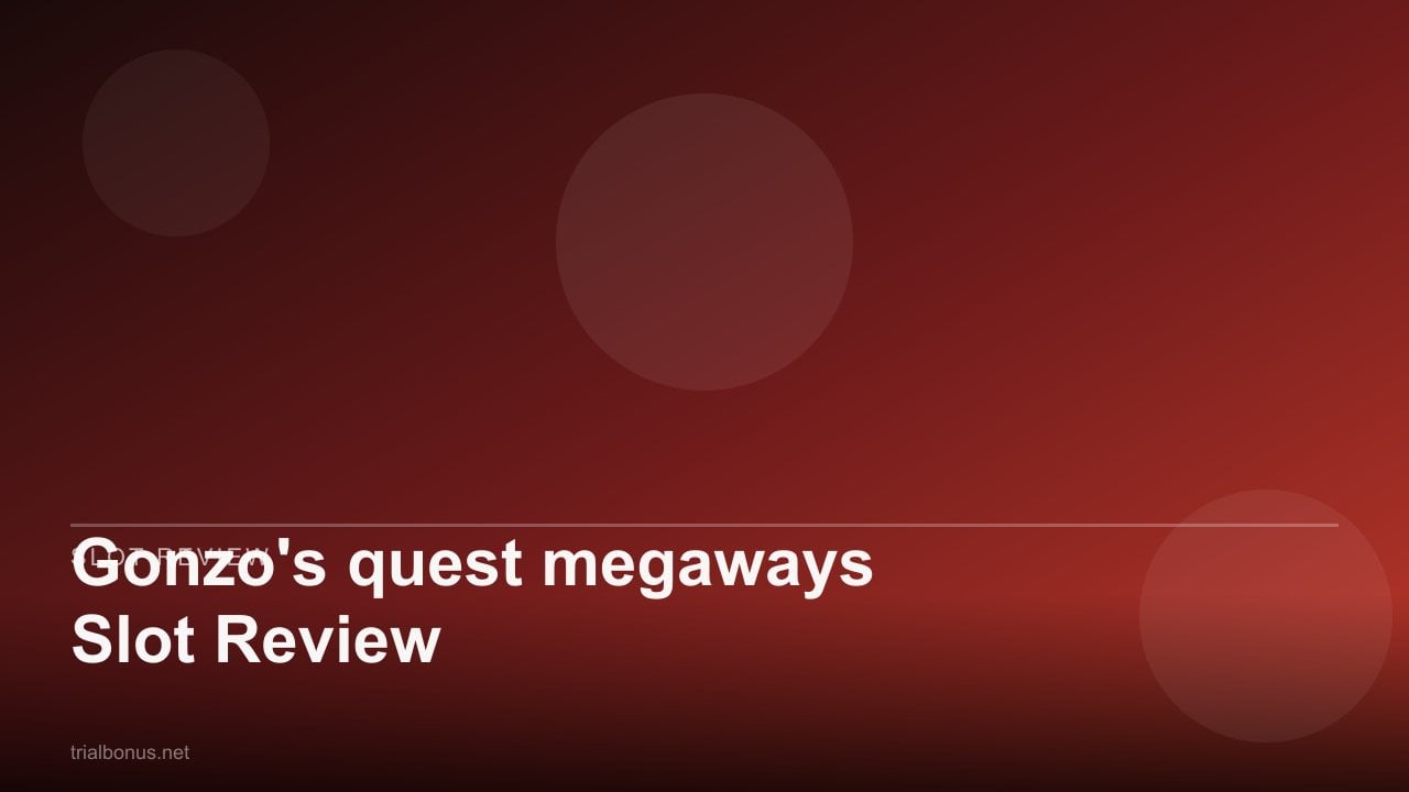 Gonzo's quest megaways Slot Review review